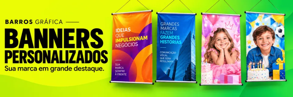 Banner personalizado em Belo Horizonte