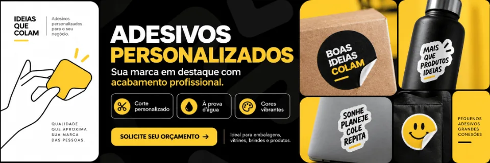 Adesivos personalizados em Belo Horizonte