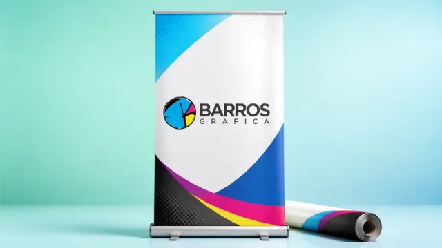 Banner promocional personalizado da Gráfica Barros